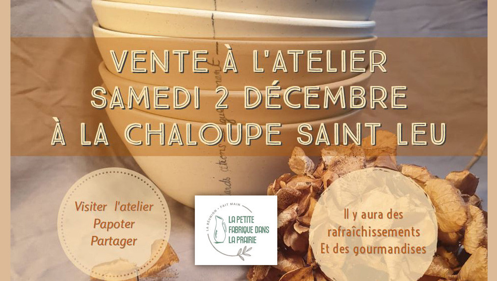 Vente à l'Atelier de Céramique